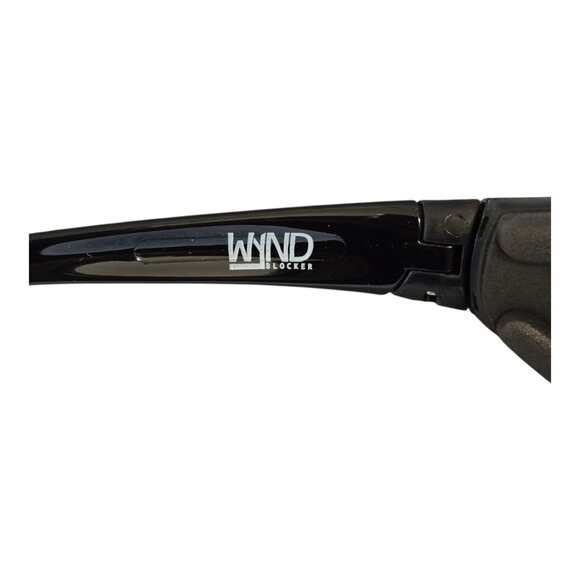 Wynd Blocker Wind Resistant Sunglasses Motorcycle Riding Black Cushion Wrap - Picture 10 of 14